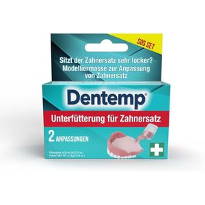 Dentemp Reliner - Zelf Je Kunstgebit Opnieuw Passend Maken - prothese aanpassen