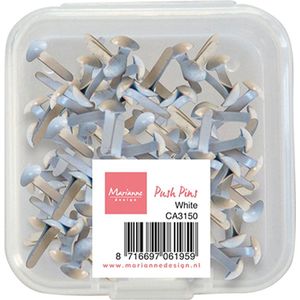 Marianne Design Push Pins - Wit - 100 stuks