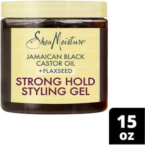 SHEA MOISTURE JAMAICAN BLACK CASTER OIL STRONG HOLD STYLING GEL (425G)
