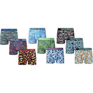 9 PACK Boxershort Heren | Katoen | Maat XXL | Meerkleurig | Print | Ondergoed Heren | Onderbroeken Heren |