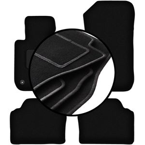 Complete set veloursmatten voor: BMW 3 E90 xDrive sedan (2004-2011)