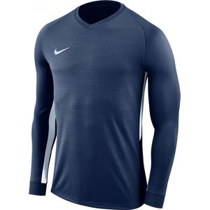 Nike - Dry Tiempo Premier LS Shirt - Voetbal Longsleeve - S - Blauw