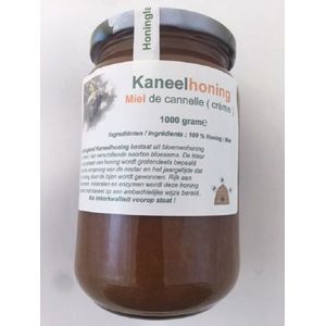 Kaneelhoning, Miel de cannelle, Zimt-Honig, Cinnamon Honey. ( crème ) 1000 gram