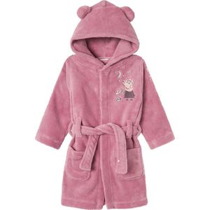 Name It Meisjes Badjas NMFORSINA PEPPAPIG Roze - Maat 110