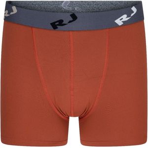 RJ Bodywear Pure Color boxer (1-pack) - heren boxer lang - cognac - Maat: M