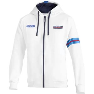 Sparco Vest met Capuchon Martini Racing | wit / s | Vest | BMF0013D0W0100S