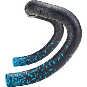 Supacaz Super Sticky Kush stuurlint - Star Fade neon blauw