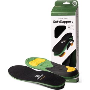 52Bones Support Series SoftSupport - lichtgewicht inlegzolen - voorkomt pronatie en supinatie - ondersteuning en demping - 35/36