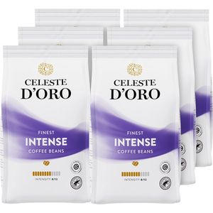 Celeste d’Oro - Finest Intense – Koffiebonen - Arabica - Lungo Koffie - Voor Ieder Moment - 6 x 250g