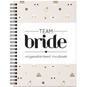Fyllbooks Vrijgezellenfeest boekje 'Team Bride' - 25 personen - Bride to be