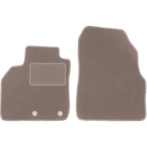 Beige voormatten voor: Renault Grand Scenic III 7-zits (2009-2015)