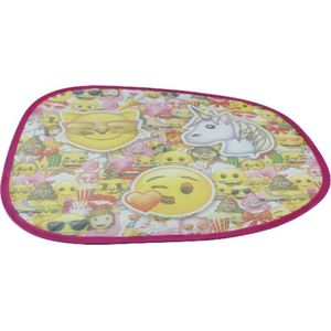 Emoji Auto Zonneschermen - Set van 2 - 44x38 cm