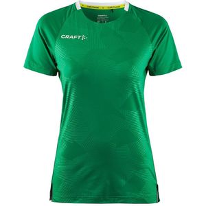 Craft Premier Solid Shirt Korte Mouw Dames - Groen | Maat: XXS