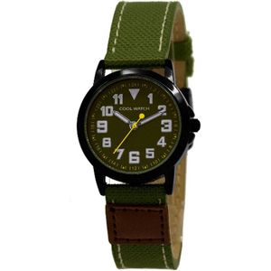 Prisma Horloge CW.246 Jongens Canvas Jort Green