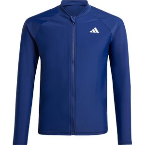 adidas Sportswear Rashguard met Lange Mouwen Kids - Kinderen - Blauw- 134