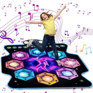 Interactieve Dansmat - Muziekspel - Muziekmat - Dansmat voor kinderen – 27 niveaus – 8 LED-toetsen – Bluetooth – 5 spelmodi – Ingebouwde Muziek – vanaf 3 jaar