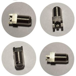 F-connector female voor printplaat | verpakt per 1 stuk