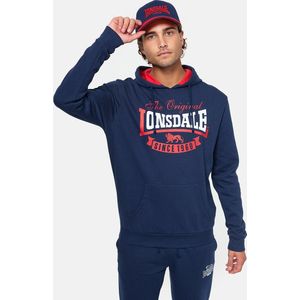Lonsdale Heren sweatshirt met capuchon regular fit STOTFIELD