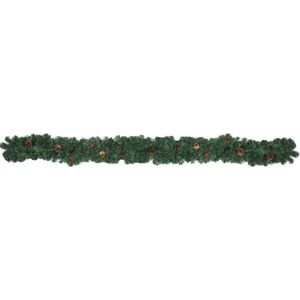 Europalms Guirlande - kunstplant dennen Slinger met dennenappels - kerst - groen- 270cm