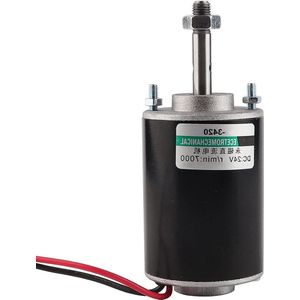 12V 24V Dc Motor 200W Dc Motor Permanente Magneet Hoge Snelheid Laag Geluidsniveau Cw Ccw Mini Geborsteld Elektrische Motoren 30W (24V7000 tpm) - Krachtige Generator Motor