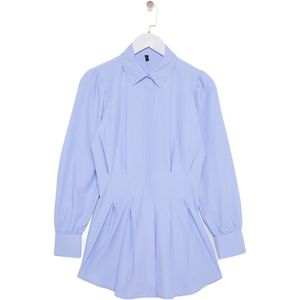 Trendyol Wit Getailleerd Geweven Overhemd Met Pareldetail Tctaw24Tg00027