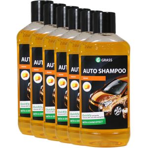 Grass Car Care - Orange Autoshampoo - 6 x 1Liter - Autopoets - Auto Reiniging - Voor Exterieur