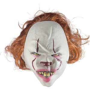 Fjesta Pennywise Masker - It Masker - Halloween Masker - Halloween Kostuum - Latex - One Size