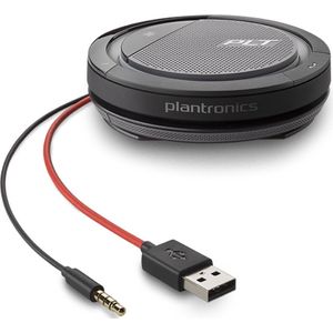 Plantronics Calisto 5200 USB-A & 3,5 mm Conferentieluidspreker USB-A, Jackplug Zwart