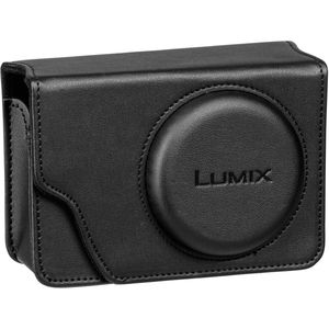 Panasonic Kunstlederen Tas - Zwart - Geschikt voor LUMIX TZ80 TZ81 TZ100 TZ101