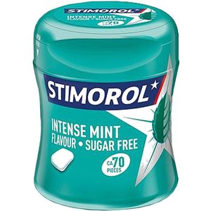 Stimorol Kauwgom Intense Mint Suikervrij 1x6stuks