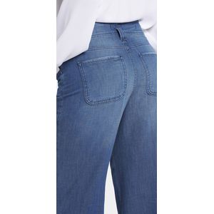 NYDJ High Rise Teresa Wide Leg Jeans Donkerblauw Premium Denim | Missionblue