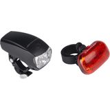 Fietslampen LED set - fietsverlichtingset met voor en achterlicht