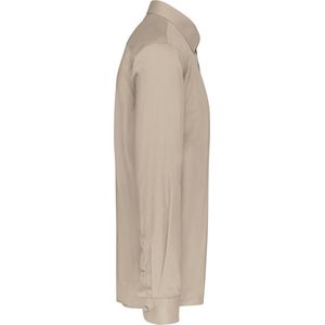 Overhemd Heren 6XL Kariban Lange mouw Beige 65% Polyester, 35% Katoen