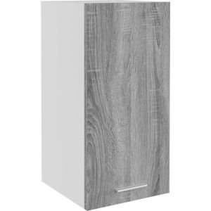 VidaXL Hangkast 29,5x31x60 cm Bewerkt Hout Grijs Sonoma Eiken