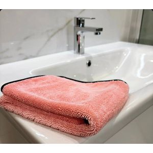 F.R.M. Quick Dry droogdoek™ Speciaal ontwikkelde droogdoek voor de badkamer - ROZE 40x60