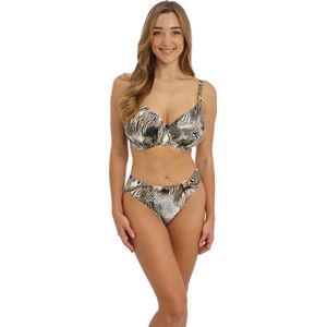 Fantasie SERAYA SANDS MID RISE BIKINI BRIEF M Dames Bikinibroekje - Monochrome - Maat M