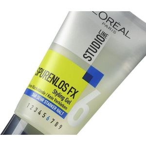 L'Oréal Paris Studio Line Spurenlos FX Styling Gel 24h Sehr Starker Halt, schont das Haar schon beim Styling, 150ml