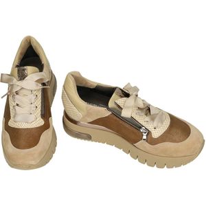 Softwaves -Dames - camel - sneakers - maat 37.5