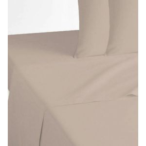 Sleepnight - Laken - Taupe/Beige - Flanel B - 180 x 290 cm - Eenpersoons