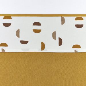 Meyco Shapes wieglaken - honey gold - 75x100cm