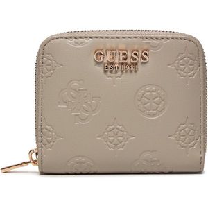 Guess Jena SLG Small Zip Around Dames Portemonnee - Taupe