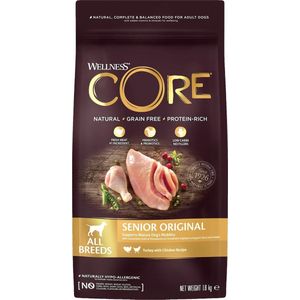 Wellness Core Grain Free Dog Senior - Hondenvoer - Kalkoen Kip 1.8 kg