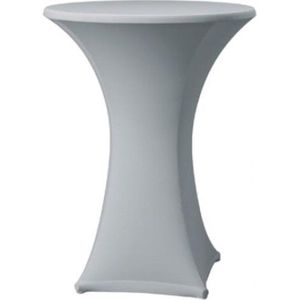 statafelrok stretch D1 - Ø 80-85cm - incl.topcover - grijs
