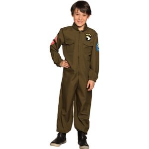Boland - Kostuum Jet piloot (10-12 jr) - Kinderen - Piloot - Militairen en Leger