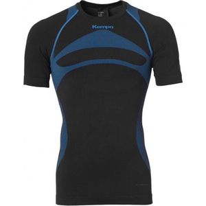 Kempa Attitude Pro Shirt Heren - Zwart / Lichtblauw - maat XS/S