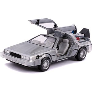 Jada Toys - Time Machine Back to the Future 2 1:24 - Die-cast - Vanaf 8 jaar - Speelgoedvoertuig