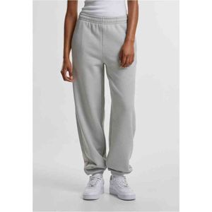 Urban Classics - Fluffy Dames joggingbroek - 5XL - Grijs