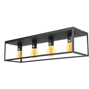 LEDUXA | Zwarte hanglamp | Woonkamer | Incl. lampen | E27