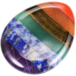 Mix Kleur - Imitatie zorgensteen voor stressverlichting en genezing - Spirituele - Meditatie - Chakra