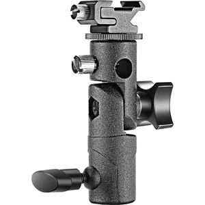 Neewer® - Professionele Universele E-Type Cameraflitser - Speedlite Mount Swivel Light Stand Bracket - Parapluschoenhouder Geschikt voor Canon Nikon Pentax - Olympus Nissin Metz en andere Speedlite-Flitsers met Standaardschoenhouder